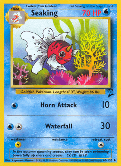 Seaking — carta 60 de Base Set 2