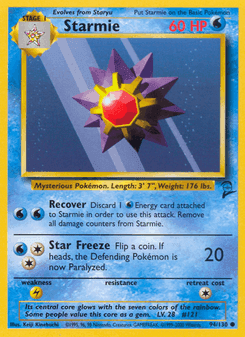 Starmie — carta 94 de Base Set 2