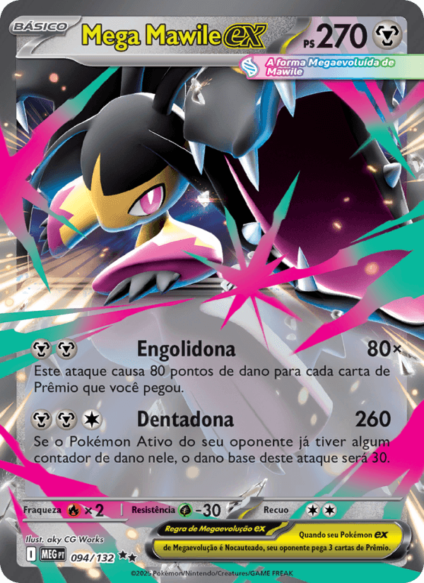 Mega Mawile ex, carta 094 da expansão Mega Evolução