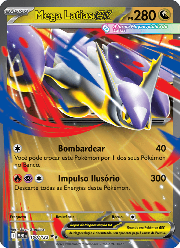 Mega Latias ex, carta 100 da expansão Mega Evolução