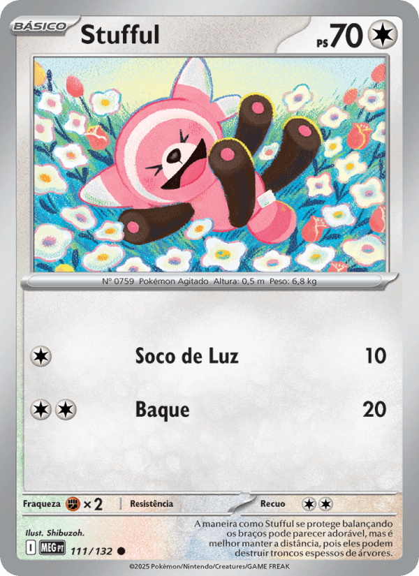 Stufful, carta 111 da expansão Mega Evolução