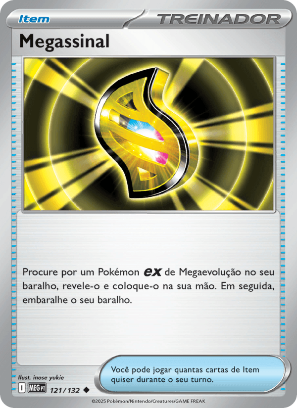 Megassinal, carta 121 da expansão Mega Evolução