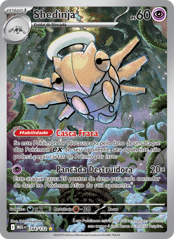 Shedinja, carta 144 da expansão Mega Evolução