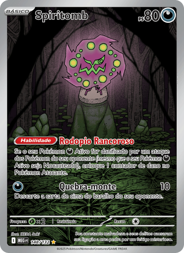 Spiritomb, carta 148 da expansão Mega Evolução
