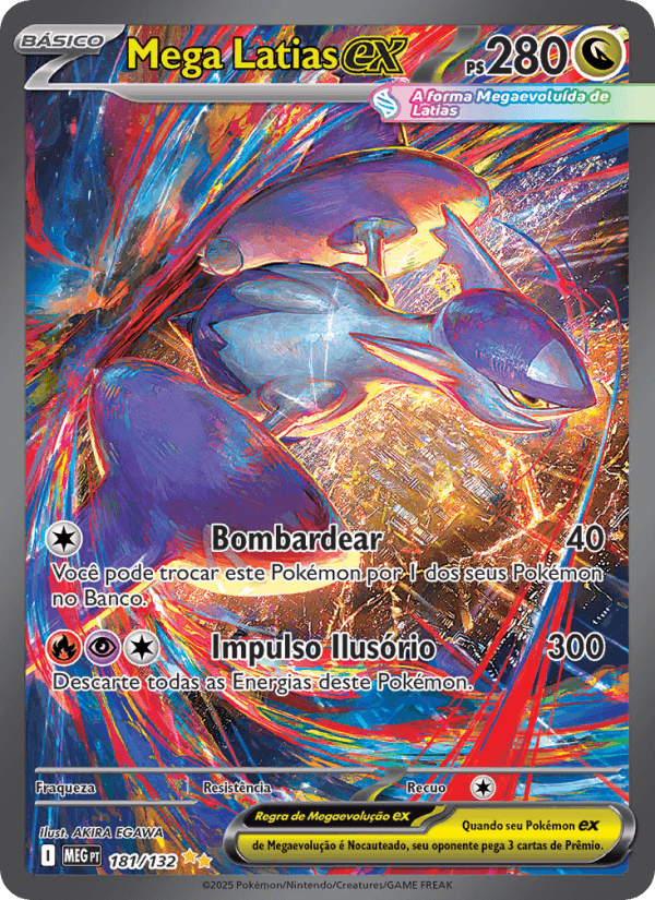 Mega Latias ex, carta 181 da expansão Mega Evolução