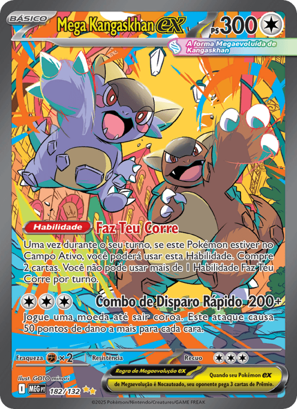 Mega Kangaskhan ex, carta 182 da expansão Mega Evolução