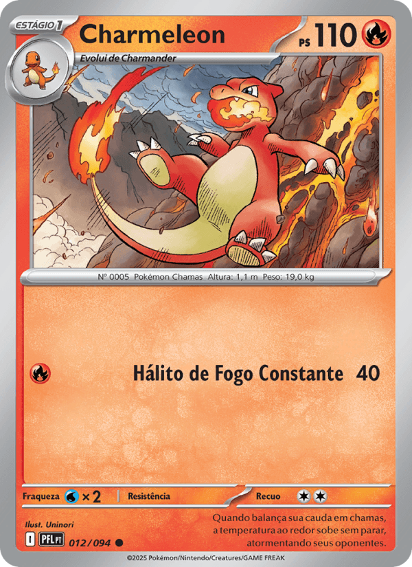 Charmeleon, carta 012 da expansão Fogo Fantasmagórico