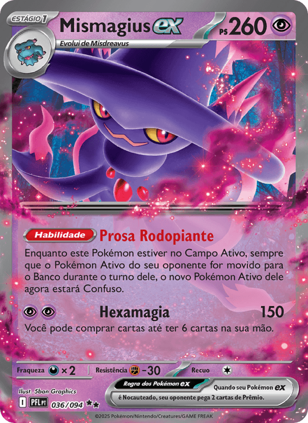 Mismagius ex, carta 036 da expansão Fogo Fantasmagórico