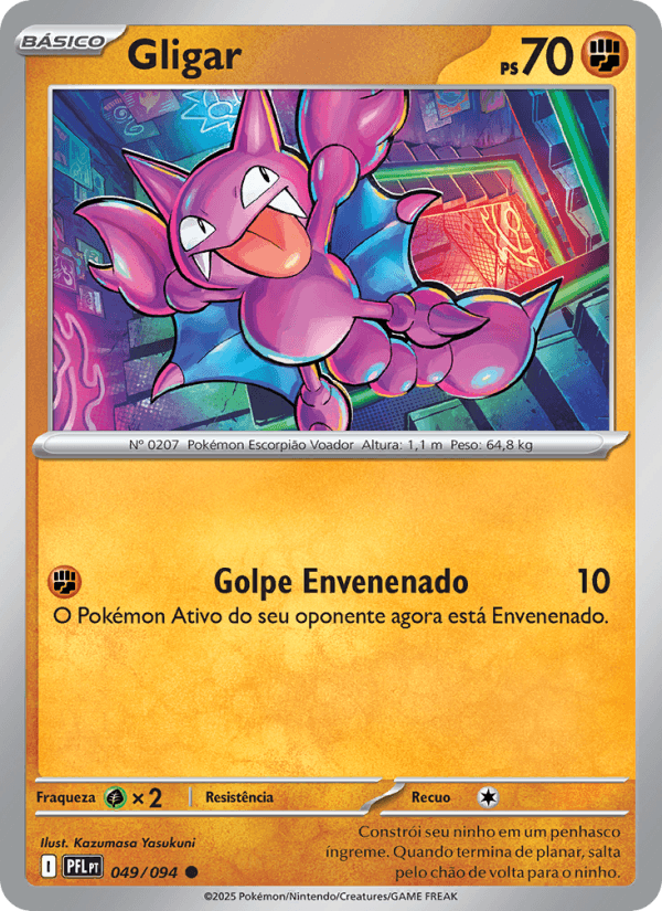 Gligar, carta 049 da expansão Fogo Fantasmagórico