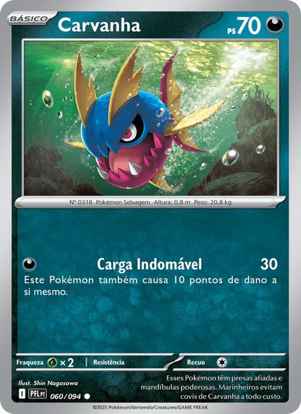 Carvanha, carta 060 da expansão Fogo Fantasmagórico