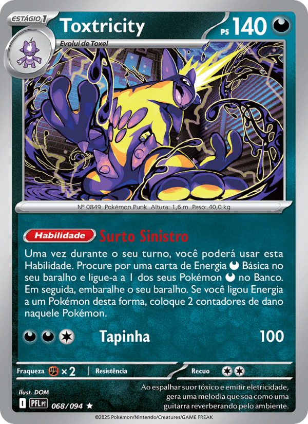 Toxtricity, carta 068 da expansão Fogo Fantasmagórico