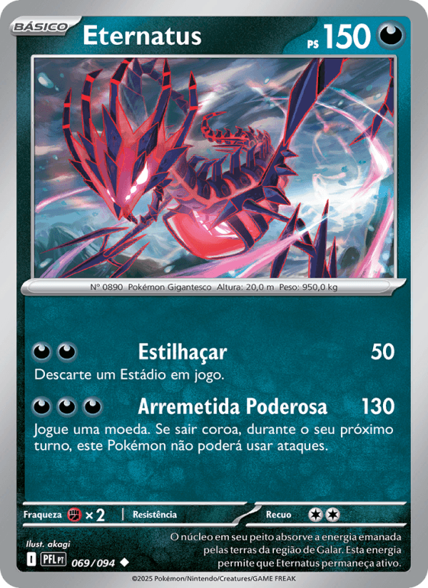 Eternatus, carta 069 da expansão Fogo Fantasmagórico