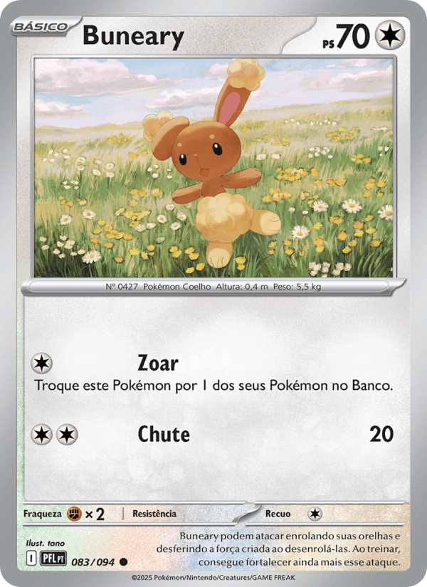 Buneary, carta 083 da expansão Fogo Fantasmagórico