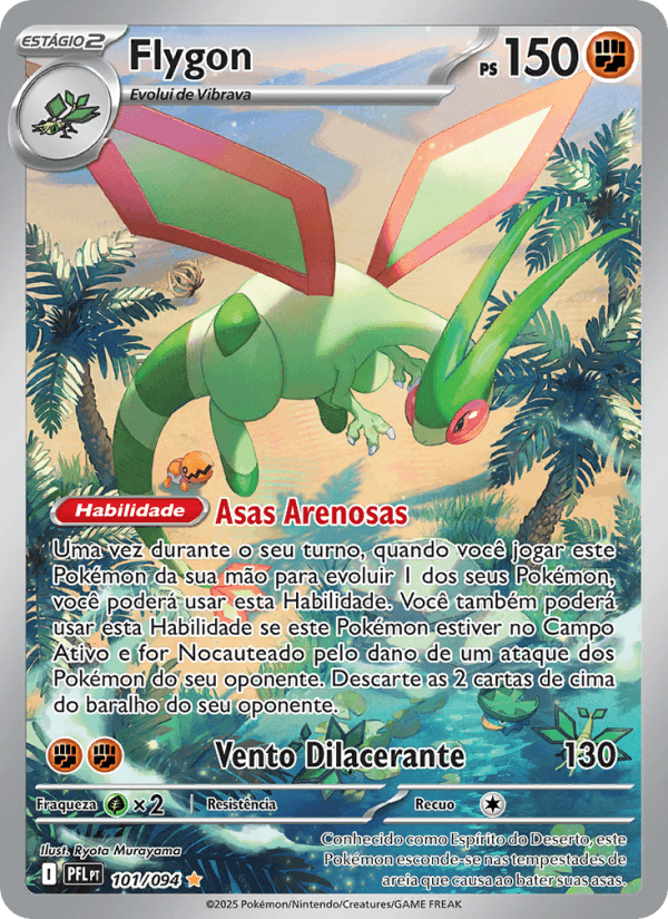 Flygon, carta 101 da expansão Fogo Fantasmagórico