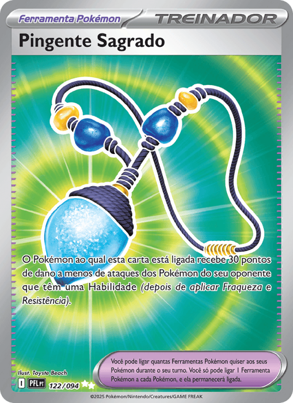 Pingente Sagrado, carta 122 da expansão Fogo Fantasmagórico