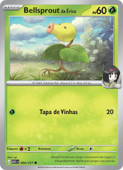 Bellsprout da Érica — carta 004 de Heróis Excelsos
