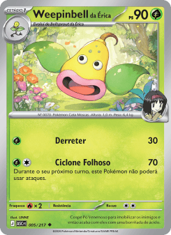 Weepinbell da Érica — carta 005 de Heróis Excelsos