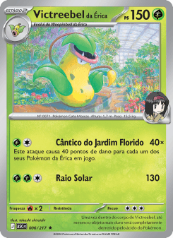 Victreebel da Érica — carta 006 de Heróis Excelsos