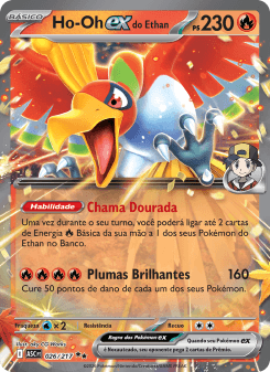 Ho-Oh ex do Ethan — carta 026 de Heróis Excelsos