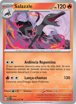 Salazzle — carta 035 de Heróis Excelsos