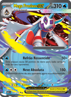 Mega Froslass ex — carta 047 de Heróis Excelsos