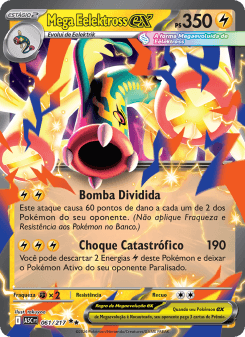 Mega Eelektross ex — carta 061 de Heróis Excelsos