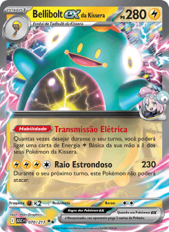 Bellibolt ex da Kissera — carta 070 de Heróis Excelsos