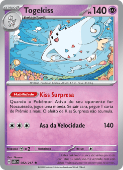 Togekiss — carta 082 de Heróis Excelsos