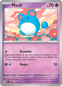 Marill — carta 083 de Heróis Excelsos