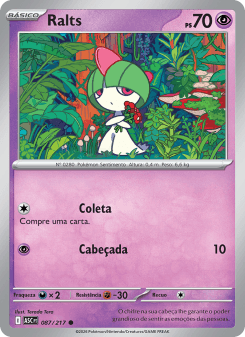 Ralts — carta 087 de Heróis Excelsos