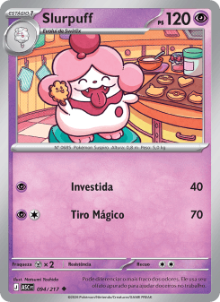Slurpuff — carta 094 de Heróis Excelsos