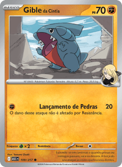 Gible da Cíntia — carta 109 de Heróis Excelsos