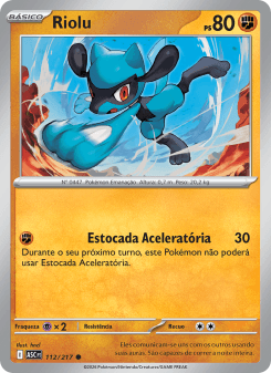 Riolu — carta 112 de Heróis Excelsos