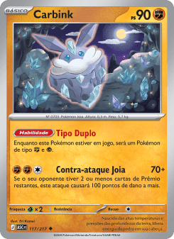 Carbink — carta 117 de Heróis Excelsos