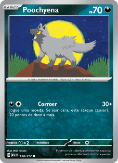 Poochyena — carta 128 de Heróis Excelsos