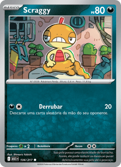 Scraggy — carta 134 de Heróis Excelsos