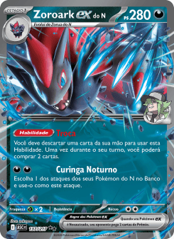 Zoroark ex do N — carta 137 de Heróis Excelsos