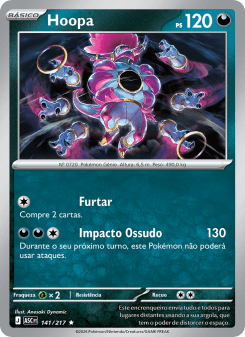 Hoopa — carta 141 de Heróis Excelsos