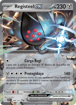 Registeel ex — carta 145 de Heróis Excelsos