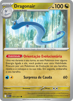 Dragonair — carta 151 de Heróis Excelsos