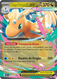Mega Dragonite ex — carta 152 de Heróis Excelsos