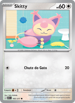 Skitty — carta 165 de Heróis Excelsos