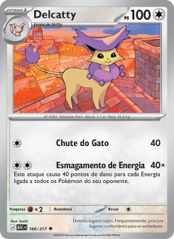 Delcatty — carta 166 de Heróis Excelsos