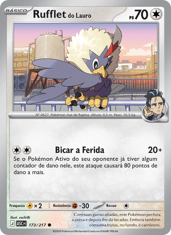 Rufflet do Lauro, carta 173 da expansão Heróis Excelsos
