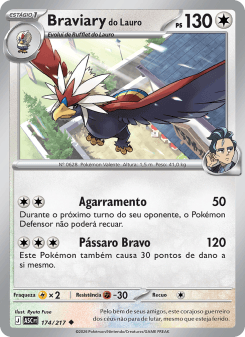 Braviary do Lauro — carta 174 de Heróis Excelsos