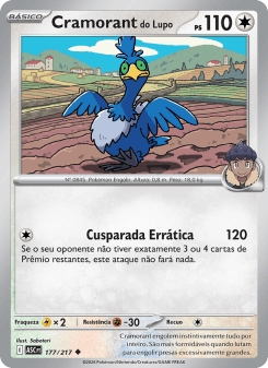 Cramorant do Lupo — carta 177 de Heróis Excelsos