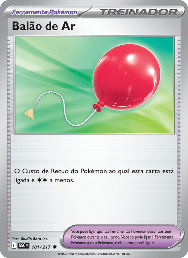 Balão de Ar, carta 181 da expansão Heróis Excelsos