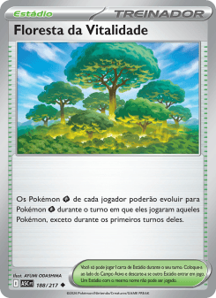 Floresta da Vitalidade — carta 188 de Heróis Excelsos