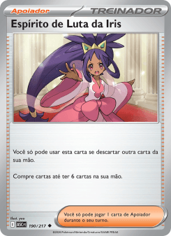 Espírito de Luta da Iris — carta 190 de Heróis Excelsos