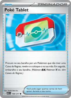 Poké Tablet — carta 198 de Heróis Excelsos